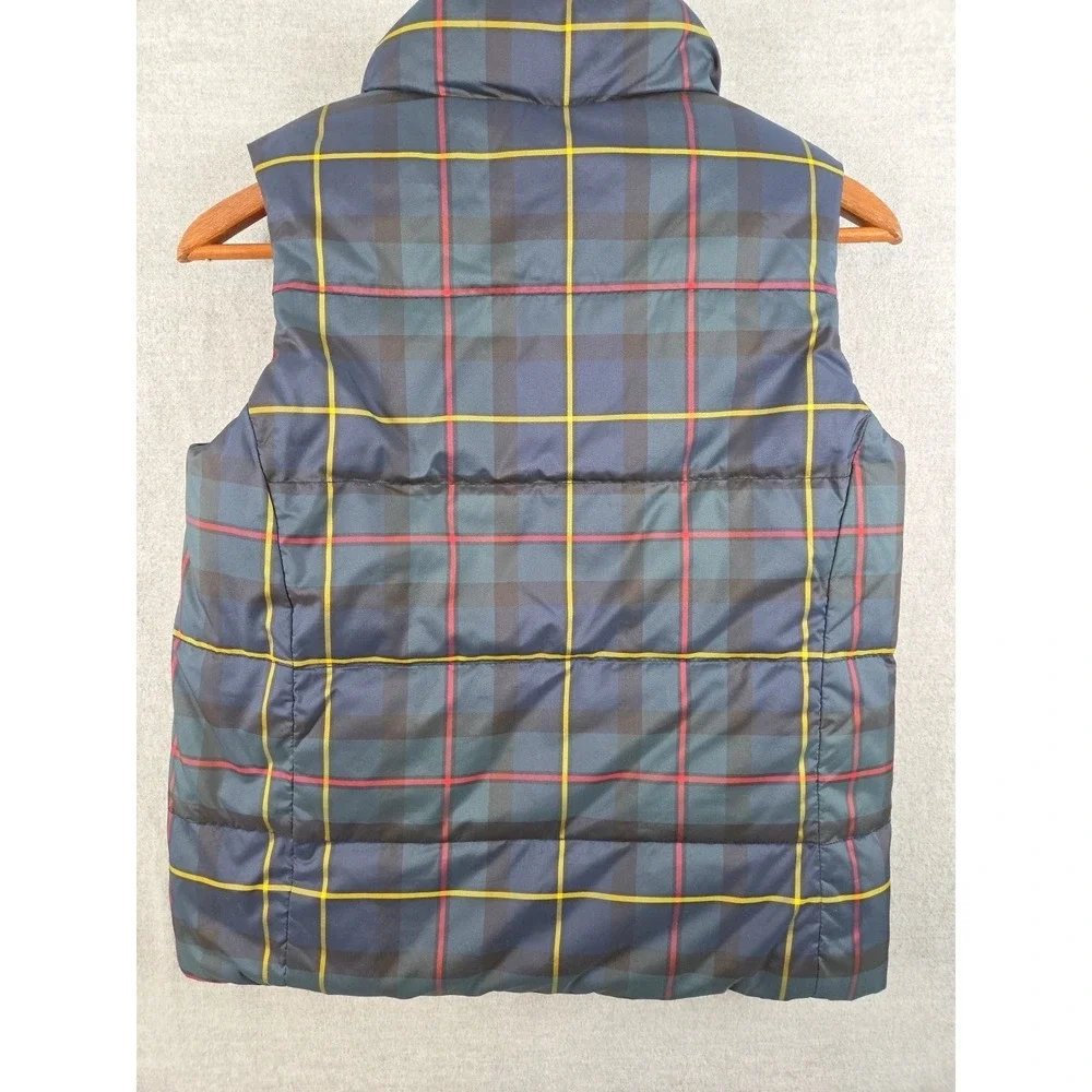 Polo Ralph Lauren Boys M 8-10 REVERSIBLE Red Plaid Quilted Puffer Vest Full Zip‎
